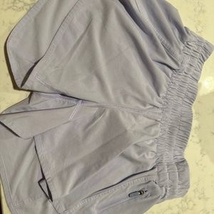 Size 6 Lululemon lavender shorts